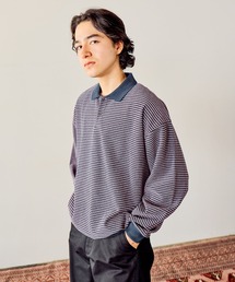 niko and... | 裏毛ボーダーポロ(ポロシャツ)