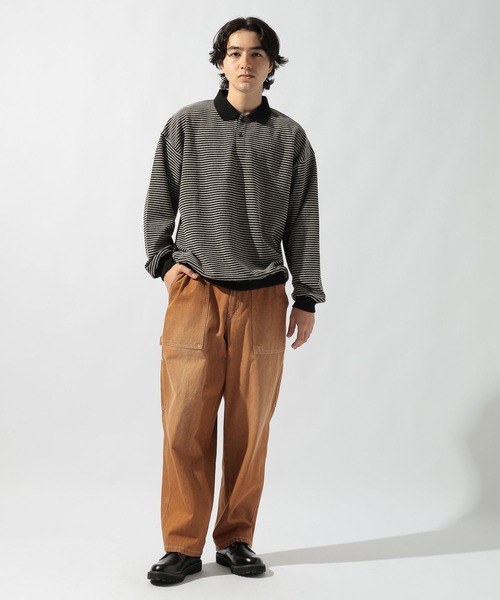 裏毛ボーダーポロ（ポロシャツ）｜niko and（ニコアンド）の
