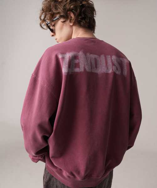 ZENDUST(ジェンダスト)の「Leca Sweat shirt - 6COL(スウェット・レディース・ブラックミックス/ライトカーキ/ブラック/ライトピンク/アッシュグレー/チェリーピンク・MEDIUM/LARGE/SMALL)」の7枚目の写真
