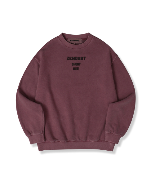 ZENDUST(ジェンダスト)の「Leca Sweat shirt - 6COL(スウェット・レディース・ブラックミックス/ライトカーキ/ブラック/ライトピンク/アッシュグレー/チェリーピンク・MEDIUM/LARGE/SMALL)」の9枚目の写真