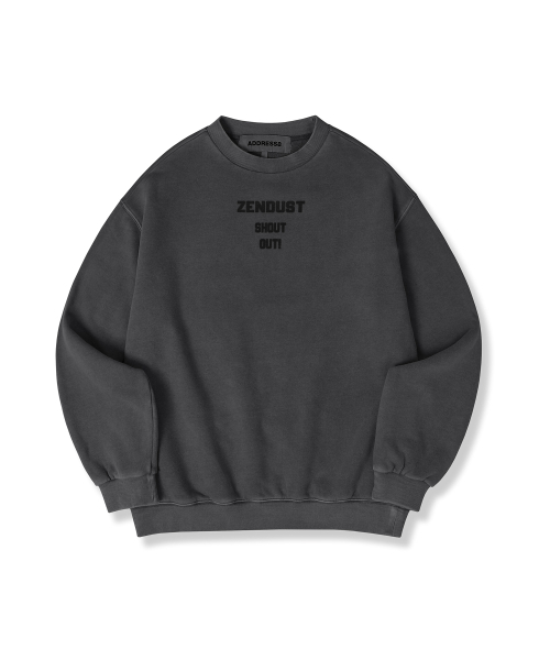 ZENDUST(ジェンダスト)の「Leca Sweat shirt - 6COL(スウェット・レディース・ブラックミックス/ライトカーキ/ブラック/ライトピンク/アッシュグレー/チェリーピンク・MEDIUM/LARGE/SMALL)」の10枚目の写真