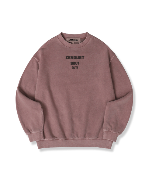 ZENDUST(ジェンダスト)の「Leca Sweat shirt - 6COL(スウェット・レディース・ブラックミックス/ライトカーキ/ブラック/ライトピンク/アッシュグレー/チェリーピンク・MEDIUM/LARGE/SMALL)」の14枚目の写真