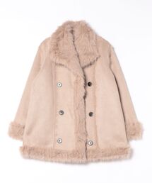 STYLEBLOCK（スタイルブロック）の「リバーシブルフェイクファーコート（ピーコート）」