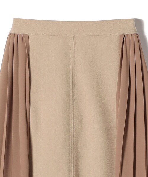 セール】SHIPS Colors:〈手洗い可能〉プリーツ コンビ スカート