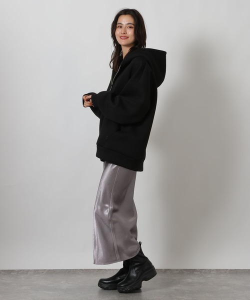 LAKOLE（ラコレ）の「ヴィンテージサテンスカート / 637702（スカート・レディース・ブラック/ライトグリーン/グレー・MEDIUM/LARGE）」の10枚目の写真