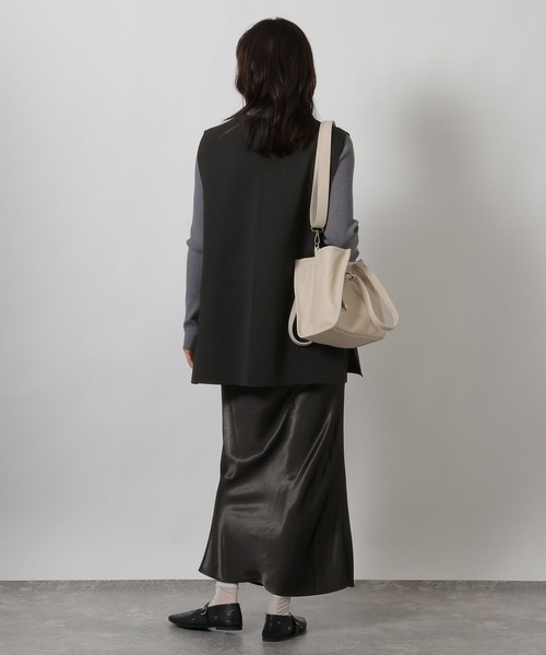 LAKOLE（ラコレ）の「ヴィンテージサテンスカート / 637702（スカート・レディース・ブラック/ライトグリーン/グレー・MEDIUM/LARGE）」の4枚目の写真