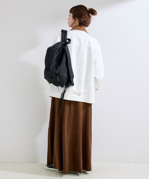 B.C STOCK（ベーセーストック）の「ウォッシャブル / DU JOUR / デュ ジュール 3x1 JEAN JACKET（デニムジャケット・レディース・ホワイト/サックスブルー・FREE）」の5枚目の写真