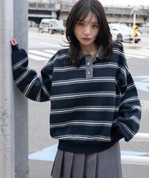 WEGO | WEGO/【26年春新作】ポロニットプルオーバー(ニット/セーター)