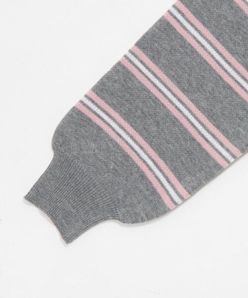 WEGO（ウィゴー）の「WEGO/【26年春新作】ポロニットプルオーバー（ニット/セーター・レディース・ピンク/オフホワイト/ブルー系その他5/グレー系その他5・FREE）」の9枚目の写真