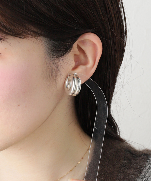 FRAMeWORK（フレームワーク）の「GIGI/ジジ luna double earrings（ピアス（両耳用）・レディース・シルバー・FREE）」の7枚目の写真