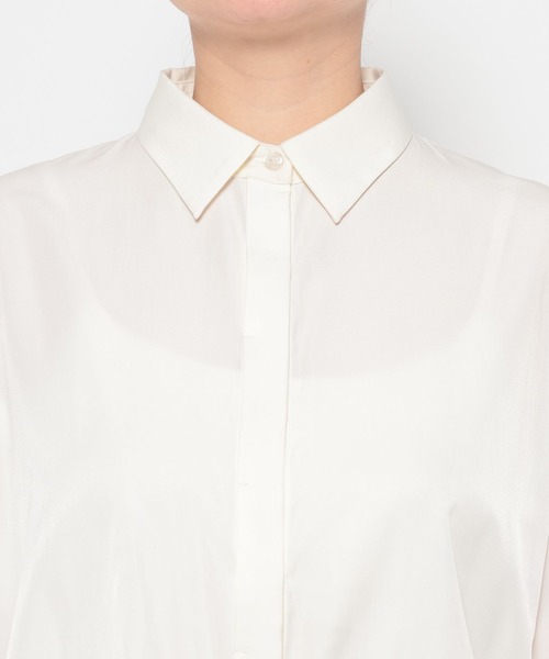 mysty woman（ミスティウーマン）の「裾レース切り替えシャツ　643874（シャツ/ブラウス・レディース・オフホワイト/ブラック・FREE）」の14枚目の写真