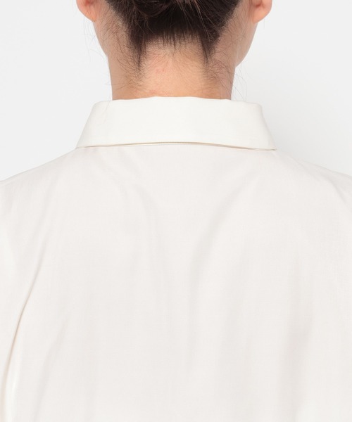 mysty woman（ミスティウーマン）の「裾レース切り替えシャツ　643874（シャツ/ブラウス・レディース・オフホワイト/ブラック・FREE）」の18枚目の写真