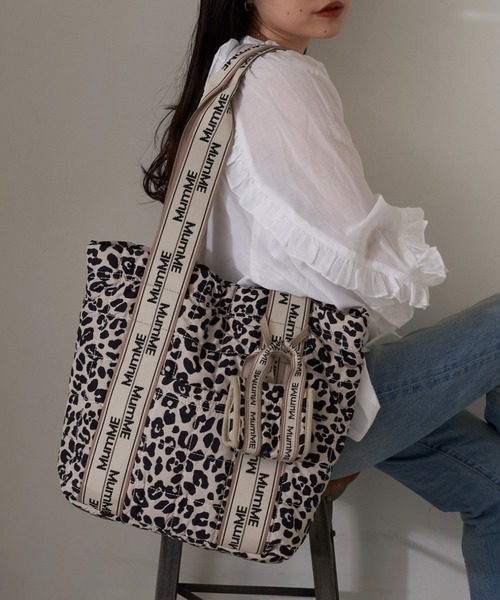 CIAOPANIC TYPY（チャオパニックティピー）の「:【MumME】ミニBAGポーチ付きBAG（トートバッグ・レディース・グレー/ブラック/ホワイト・ONE SIZE）」の2枚目の写真