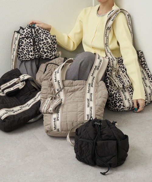 CIAOPANIC TYPY（チャオパニックティピー）の「:【MumME】ミニBAGポーチ付きBAG（トートバッグ・レディース・グレー/ブラック/ホワイト・ONE SIZE）」の8枚目の写真