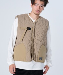 FLASH PACKER（フラッシュパッカー）の「FLASH PACKER フラッシュパッカー / 25秋冬新作 セットアップ ストレッチ中綿キルティングベスト / XV-KILT（ダウンベスト）」