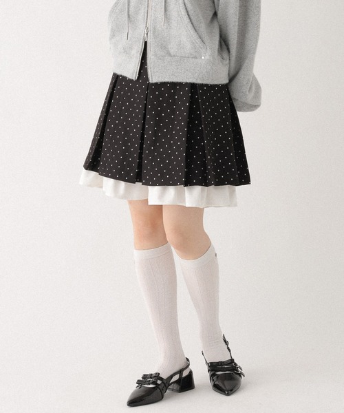 Heather(ヘザー)の「2WAYプリーツミディスカート 652153(スカート・レディース・ブラック系その他/グレー・FREE)」の2枚目の写真