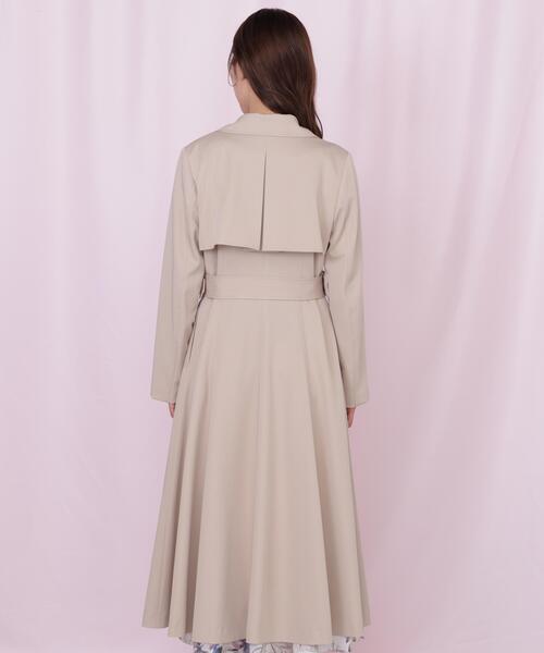 JILL by JILL STUART(ジルバイジルスチュアート)の「プリンセスライントレンチコート(トレンチコート・レディース・ピンク/ホワイト/ベージュ/グレー・SMALL/MEDIUM)」の21枚目の写真