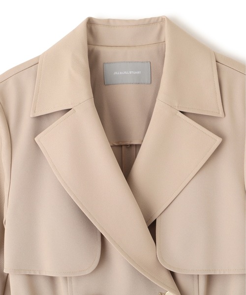 JILL by JILL STUART（ジルバイジルスチュアート）の「プリンセスライントレンチコート（トレンチコート・レディース・ピンク/ホワイト/ベージュ/グレー・SMALL/MEDIUM）」の10枚目の写真