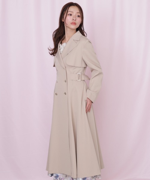 JILL by JILL STUART（ジルバイジルスチュアート）の「プリンセスライントレンチコート（トレンチコート・レディース・ピンク/ホワイト/ベージュ/グレー・SMALL/MEDIUM）」の21枚目の写真