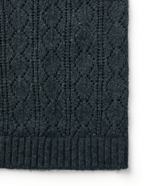 MMIC(エムエムアイシー)の「CASHMERE CROCHET CARDIGAN (CHARCOAL)(ニット/セーター・メンズ・その他・L)」の9枚目の写真