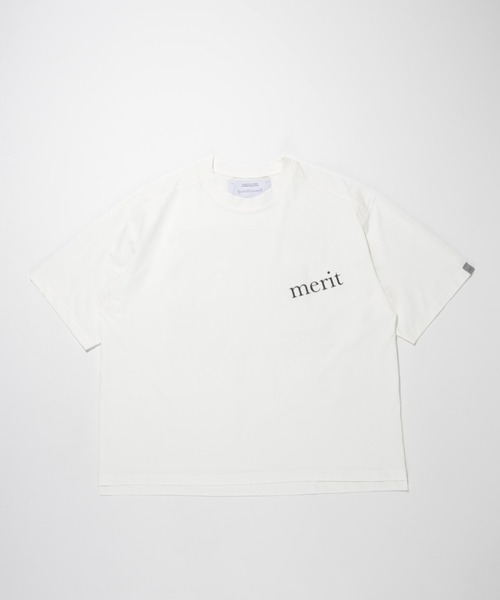SUPERTHANKS（スーパーサンクス）の「【吸水速乾・接触冷感・抗菌防臭】バックプリントTシャツ[merit] Functional S/S T-shirt（Tシャツ/カットソー・メンズ・ベージュ/ブラック/ホワイト/チャコールグレー・L/M/S）」の6枚目の写真