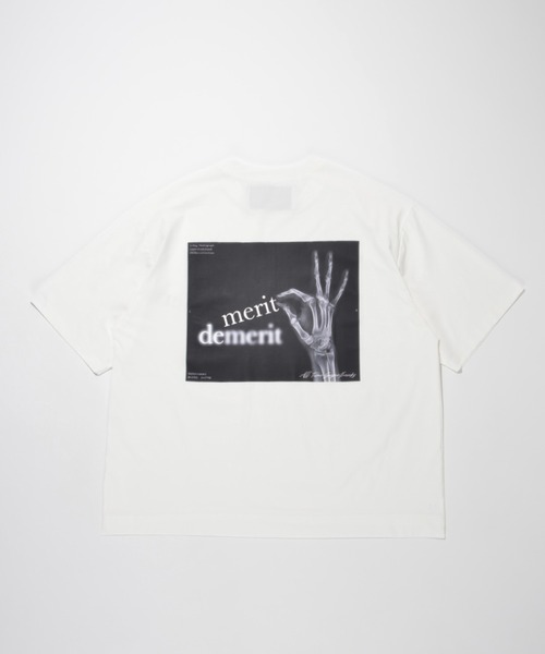 SUPERTHANKS（スーパーサンクス）の「【吸水速乾・接触冷感・抗菌防臭】バックプリントTシャツ[merit] Functional S/S T-shirt（Tシャツ/カットソー・メンズ・ベージュ/ブラック/ホワイト/チャコールグレー・L/M/S）」の7枚目の写真