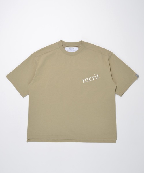 SUPERTHANKS（スーパーサンクス）の「【吸水速乾・接触冷感・抗菌防臭】バックプリントTシャツ[merit] Functional S/S T-shirt（Tシャツ/カットソー・メンズ・ベージュ/ブラック/ホワイト/チャコールグレー・L/M/S）」の13枚目の写真