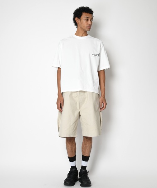 SUPERTHANKS（スーパーサンクス）の「【吸水速乾・接触冷感・抗菌防臭】バックプリントTシャツ[merit] Functional S/S T-shirt（Tシャツ/カットソー・メンズ・ベージュ/ブラック/ホワイト/チャコールグレー・L/M/S）」の17枚目の写真