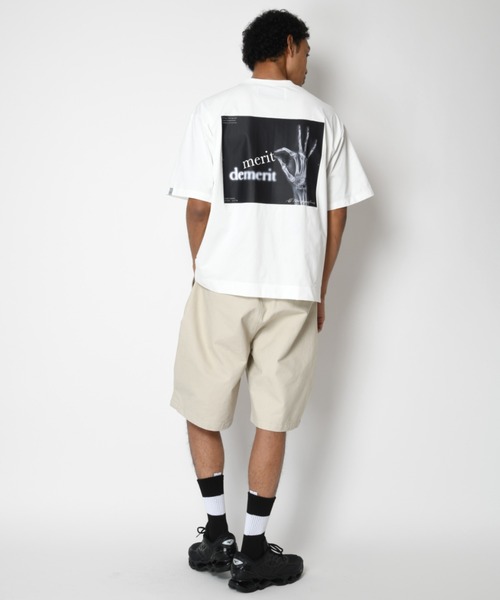 SUPERTHANKS（スーパーサンクス）の「【吸水速乾・接触冷感・抗菌防臭】バックプリントTシャツ[merit] Functional S/S T-shirt（Tシャツ/カットソー・メンズ・ベージュ/ブラック/ホワイト/チャコールグレー・L/M/S）」の21枚目の写真