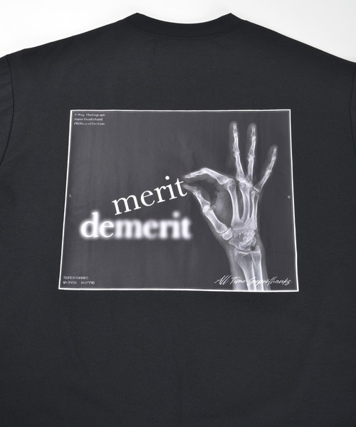 SUPERTHANKS（スーパーサンクス）の「【吸水速乾・接触冷感・抗菌防臭】バックプリントTシャツ[merit] Functional S/S T-shirt（Tシャツ/カットソー・メンズ・ベージュ/ブラック/ホワイト/チャコールグレー・L/M/S）」の9枚目の写真