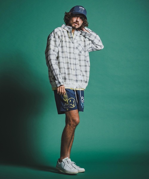 seventy seven(セブンティセブン)の「ms6371-long sleeve draw coad check shirt チェックシャツ(7726S030)(シャツ/ブラウス・メンズ・ブラウン/ホワイト/ブラック・XL/L/M/S)」の7枚目の写真