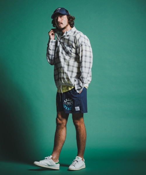 seventy seven(セブンティセブン)の「ms6371-long sleeve draw coad check shirt チェックシャツ(7726S030)(シャツ/ブラウス・メンズ・ブラウン/ホワイト/ブラック・XL/L/M/S)」の8枚目の写真