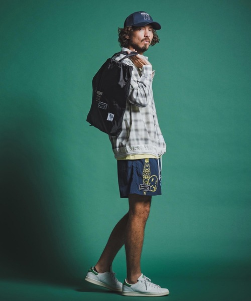 seventy seven(セブンティセブン)の「ms6371-long sleeve draw coad check shirt チェックシャツ(7726S030)(シャツ/ブラウス・メンズ・ブラウン/ホワイト/ブラック・XL/L/M/S)」の9枚目の写真