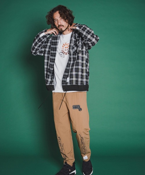 seventy seven(セブンティセブン)の「ms6371-long sleeve draw coad check shirt チェックシャツ(7726S030)(シャツ/ブラウス・メンズ・ブラウン/ホワイト/ブラック・XL/L/M/S)」の21枚目の写真