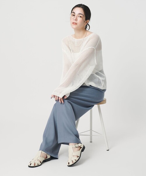 BEAUTY&YOUTH UNITED ARROWS（ビューティーアンドユースユナイテッドアローズ）の「ギャザー グルカサンダル（サンダル・レディース・オフホワイト/ブラック・36/37/38）」の19枚目の写真