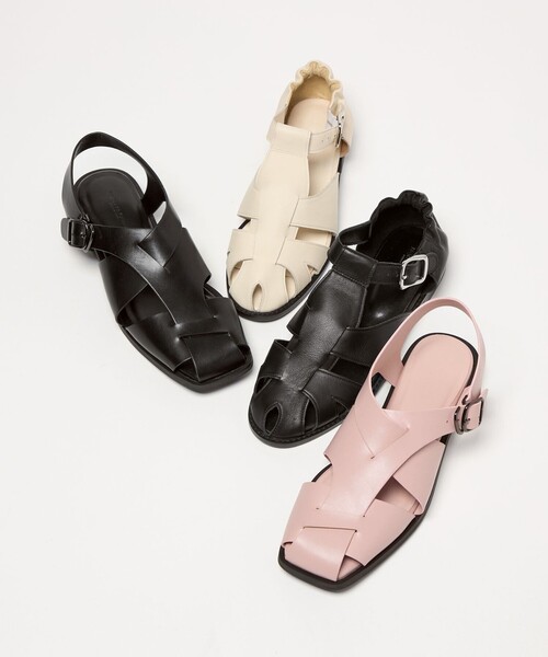 BEAUTY&YOUTH UNITED ARROWS（ビューティーアンドユースユナイテッドアローズ）の「ギャザー グルカサンダル（サンダル・レディース・オフホワイト/ブラック・36/37/38）」の15枚目の写真