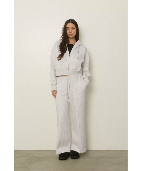 ALEXIA STAM（アリシアスタン）の「Wellness Logo Sweat Pants /ウェルネス ロゴスウェットパンツ（スウェットパンツ・レディース・グレー/イエロー/ピンク・S/M）」の2枚目の写真