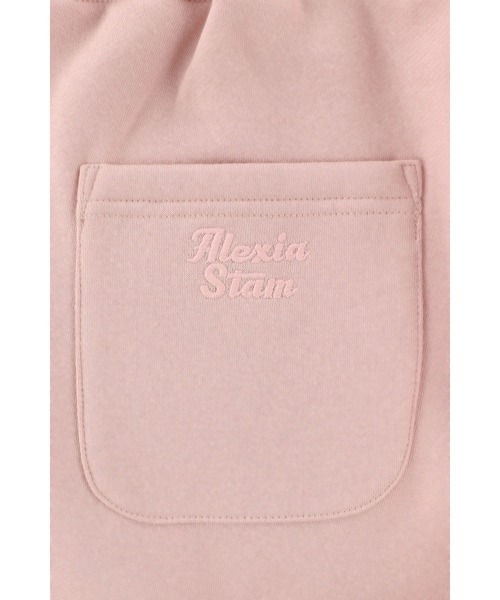 ALEXIA STAM（アリシアスタン）の「Wellness Logo Sweat Pants /ウェルネス ロゴスウェットパンツ（スウェットパンツ・レディース・グレー/イエロー/ピンク・S/M）」の9枚目の写真