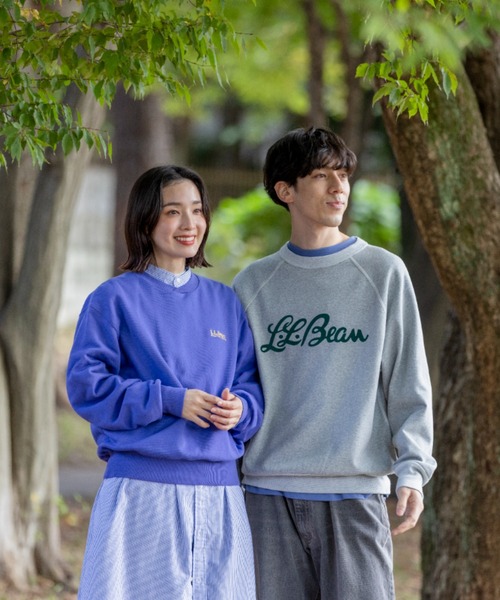 L.L.Bean(エルエルビーン)の「【JAPAN EDITION】ポーテージ・クルーネック・スウェットシャツ(スウェット・メンズ・アイボリー/ライトグレー・LARGE/MEDIUM/SMALL)」の21枚目の写真