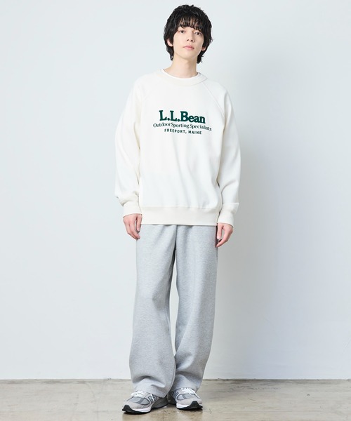 L.L.Bean(エルエルビーン)の「【JAPAN EDITION】ポーテージ・クルーネック・スウェットシャツ(スウェット・メンズ・アイボリー/ライトグレー・LARGE/MEDIUM/SMALL)」の12枚目の写真