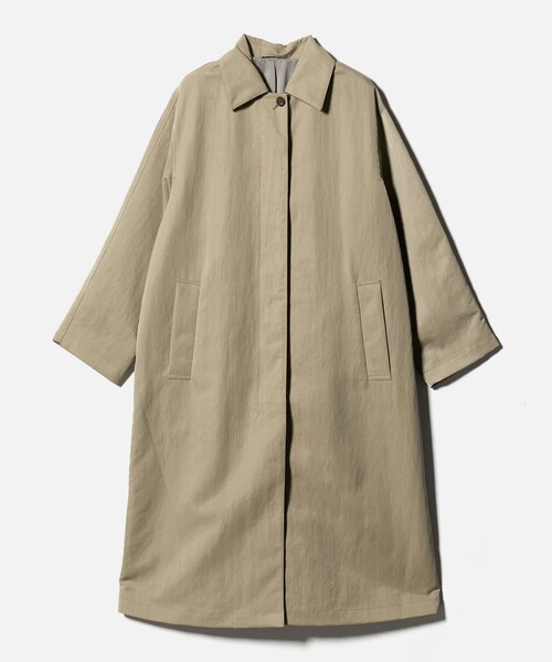 BEAUTY&YOUTH UNITED ARROWS（ビューティーアンドユースユナイテッドアローズ）の「ナイロン ステンカラーコート（ステンカラーコート・レディース・ベージュ/ダークグレー・M/S）」の2枚目の写真