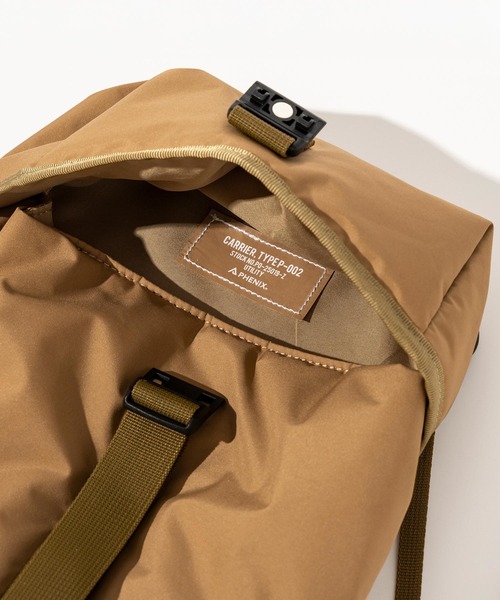 PHENIX COLLECTION(フェニックスコレクション)の「PHENIX COLLECTION(フェニックスコレクション)CARRIER, TYPE P-002(ショルダーバッグ・メンズ・ブラック/ベージュ・ONE SIZE)」の9枚目の写真