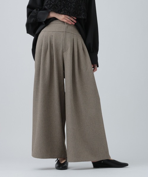 LEPSIM（レプシィム）の「メニータックワイドパンツ　638797（その他パンツ・レディース・ベージュ系その他/ブラック・FREE）」の9枚目の写真