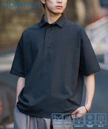 FREAK'S STORE | 限定展開 STORATECH/ストラテック ビッグシルエットポロシャツ/抗菌/防臭/制菌/UVカット/接触冷感/吸水速乾(ポロシャツ)