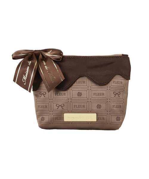 Maison de FLEUR（メゾンドフルール）の「FLEURチョコレートポーチ（ポーチ・レディース・ブラウン・FREE）」の6枚目の写真