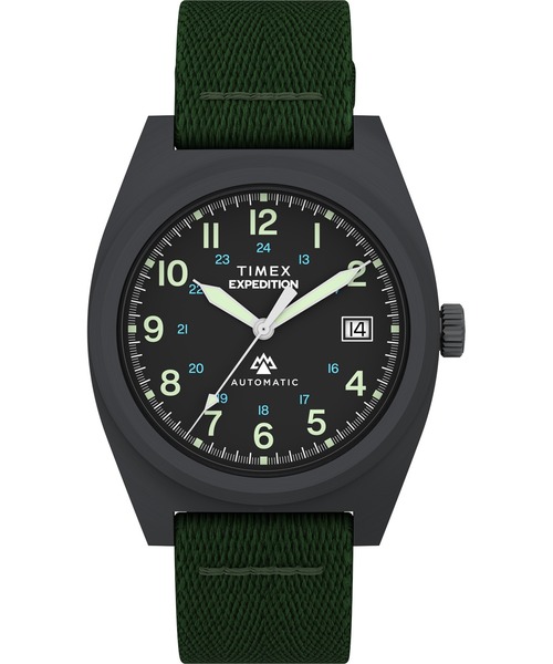 TIMEX（タイメックス）の「TIMEX/タイメックス Expedition Capstone Automatic 腕時計 TX-TW2Y39800 メンズ（アナログ腕時計・メンズ・ブラック・FREE）」の2枚目の写真