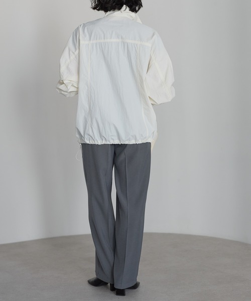 r.（アールドット）の「スタンドカラー　ブルゾン（ブルゾン・レディース・ブラック/ホワイト/ベージュ・FREE）」の18枚目の写真