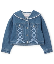 mezzo piano（メゾピアノ）の「セーラーカラー　Gジャン（デニムジャケット）」