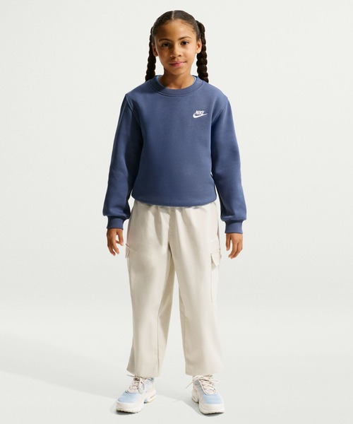 NIKE(ナイキ)の「ナイキ NIKE ナイキ YTH NSW クラブ LBR フリース L/S クルー(スウェット・キッズ・サンドグレー/ペールイエロー/ネイビー・130cm/140cm/150cm/160cm)」の16枚目の写真