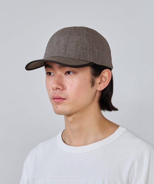 OVERRIDE（オーバーライド）の「OVERRIDE  PAPER CLOTH 6P CAP / オーバーライド（キャップ・メンズ・ベージュ/グレー/ホワイト・57~59cm）」の8枚目の写真